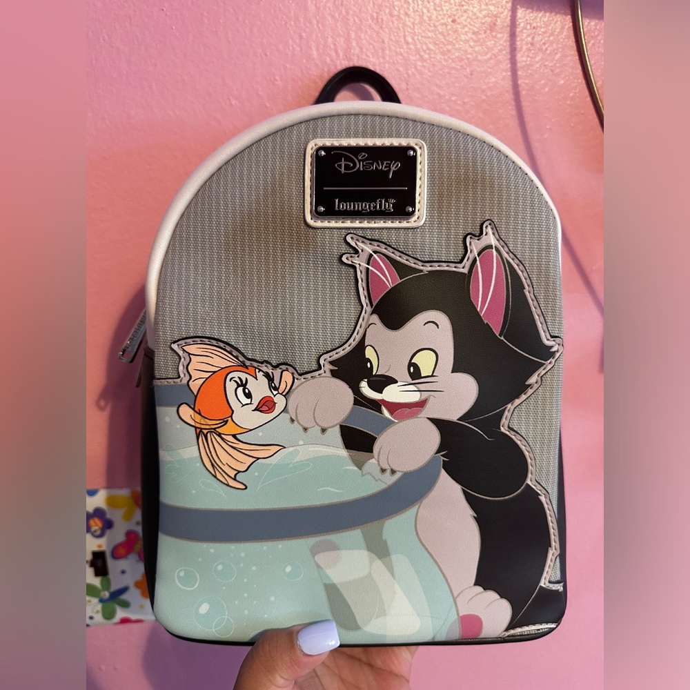 Disney Figaro and Cleo Loungefly Backpack